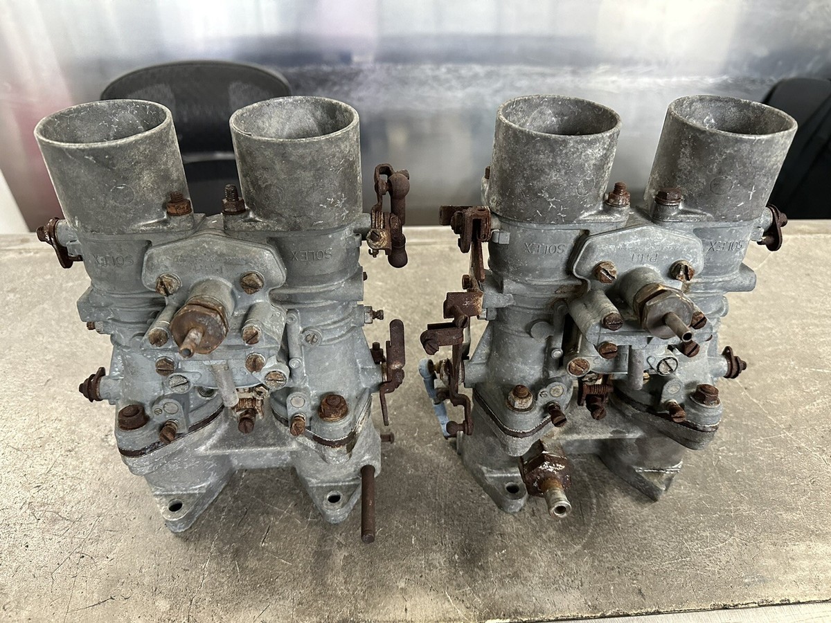 Solex PHH 40 Carburetors with Intake Manifolds BMW 2000CS 2000Ti