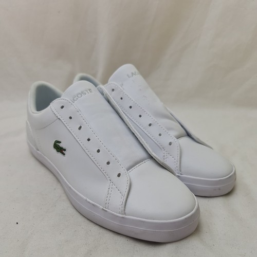 Lacoste Lerond Trainers White Leather 