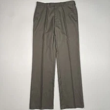 Kenneth Cole Reaction Pants Men’s 34x34 Brown Performance Trousers