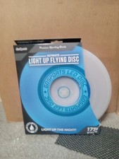 GoSports LED Light Up Flying Disc - 4 LEDs - 185 grams - BLUE LEDs