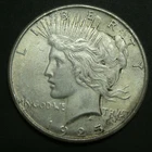 1925 $1 Peace Silver Dollar US Mint Coin