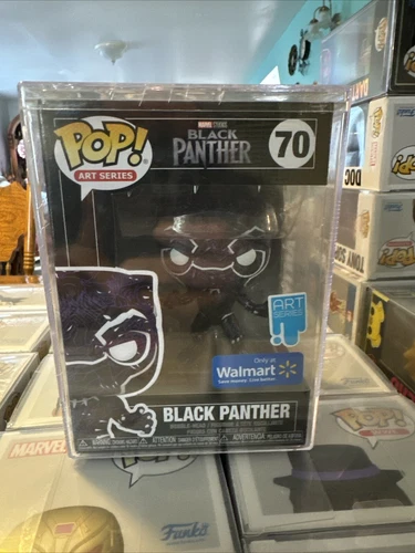 Funko Pop! Artist Series: Marvel - Black Panther - Walmart (Exclusive) #70