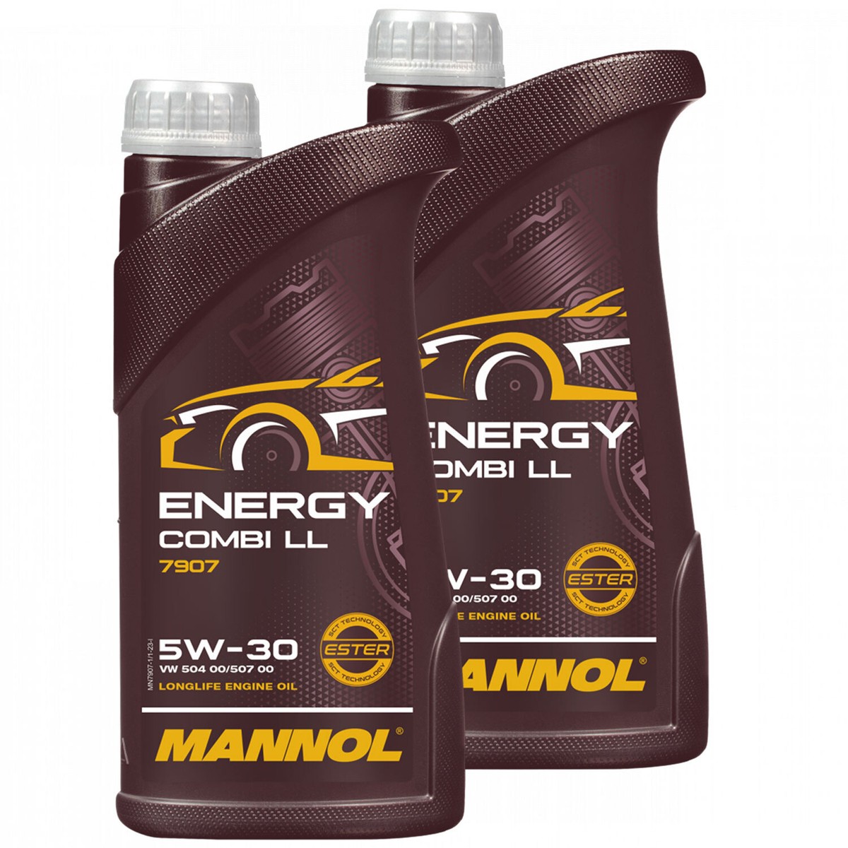 Aceite De Motor MANNOL 5W-30 Energy Combi LL - 1 Litro, Apto Para BMW, VW, Porsche (API SN, ACEA C3)