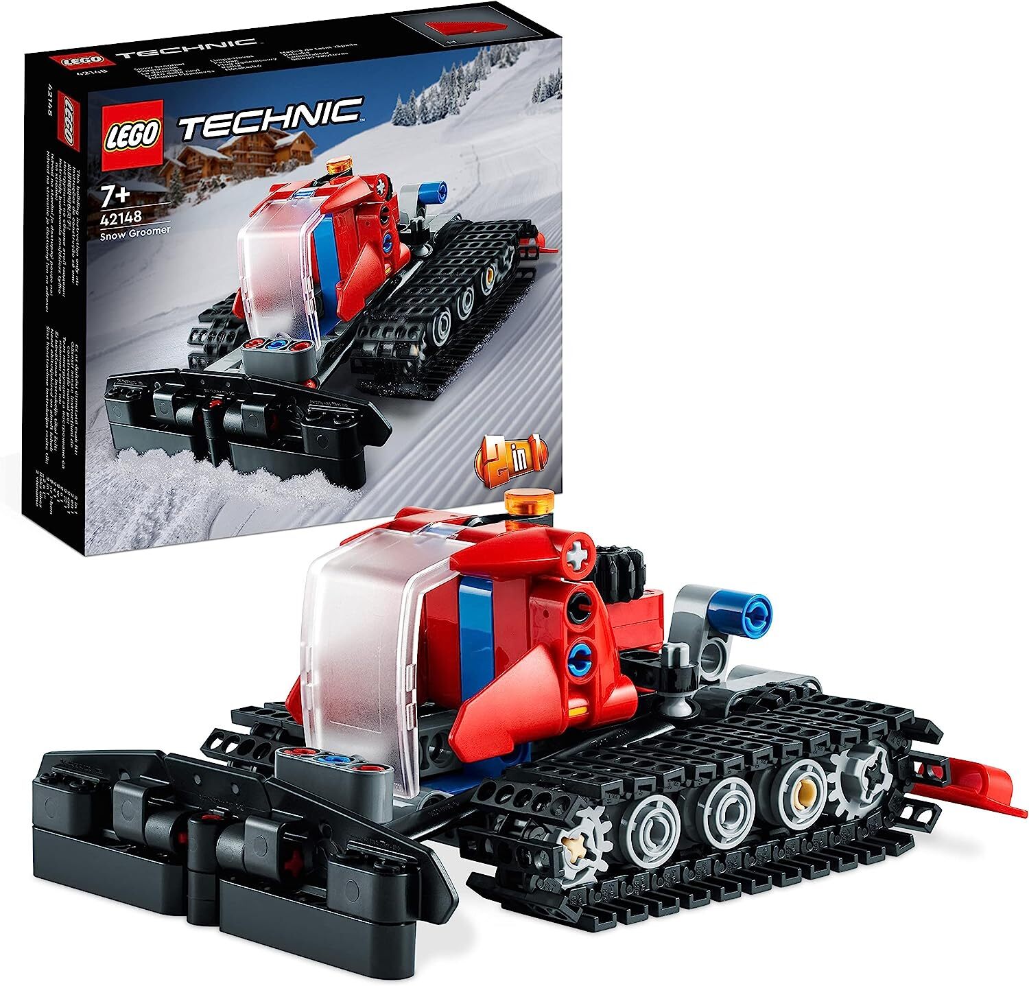 Конструктор LEGO 42148 Technic Pistenraupe Schneemobil 2в1 Зимний Фаэрзеуг Модель Spielzeug