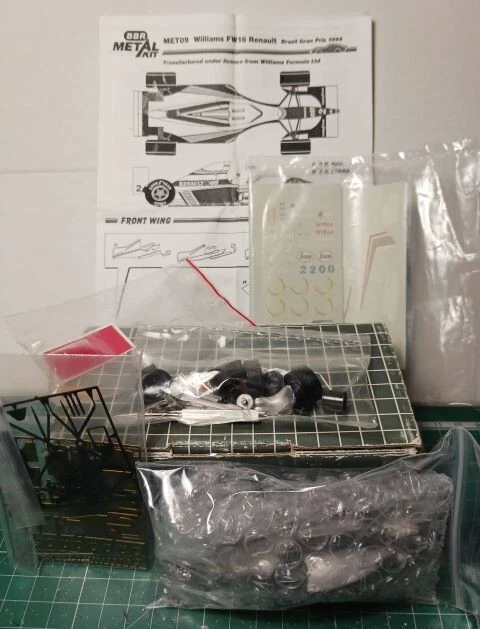 BBR MET 09 - KIT 1/43 WILLIAMS FW16 RENAULT 1994 - Immagine 2 di 2