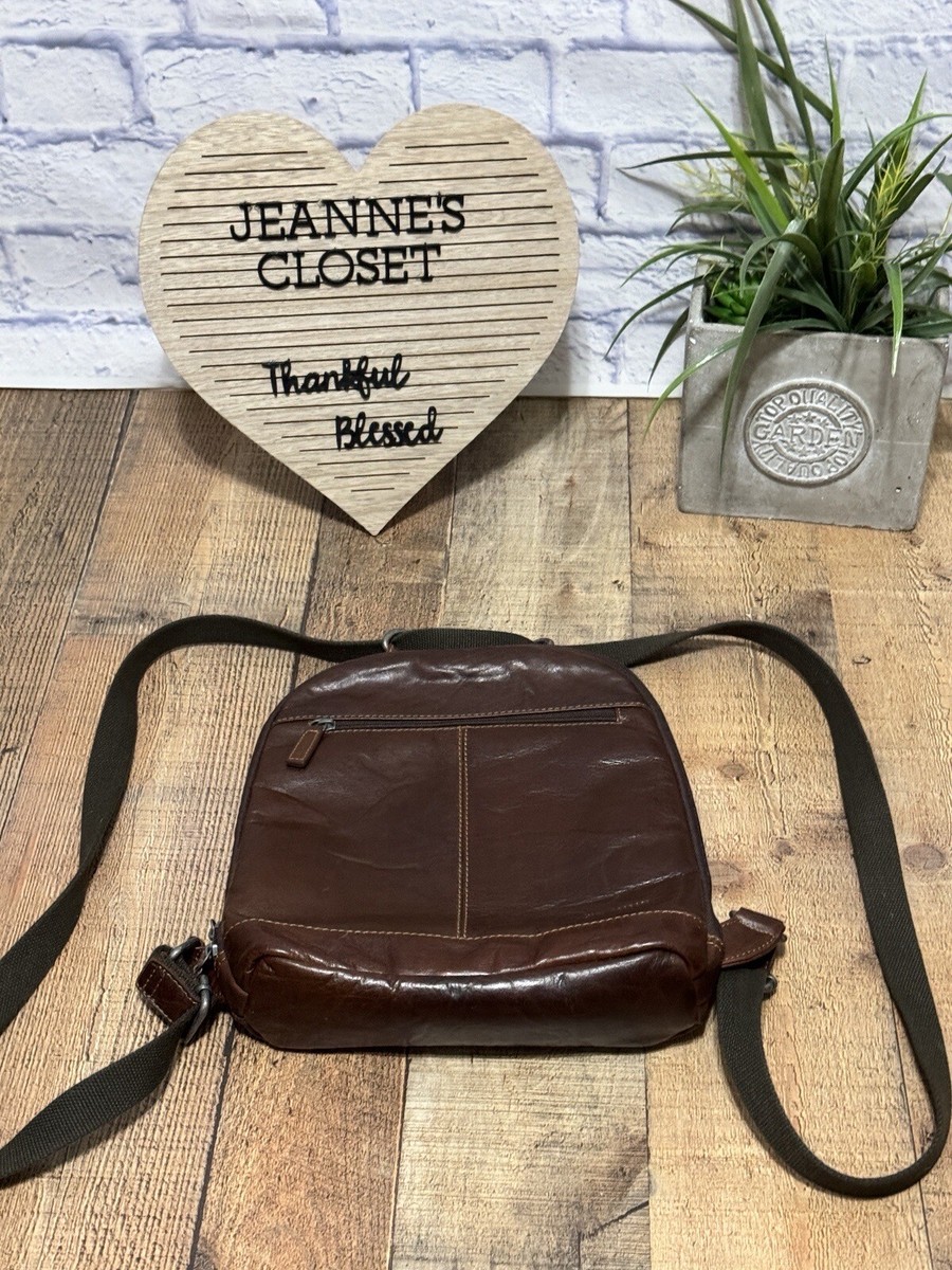 Jack Georges Voyager Convertible Backpack / Crossbody Brown  display picture 1