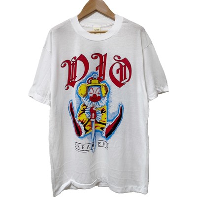 Dio Band Dream Evil Tour Albums 90s White T shirt Gift tee Men Women NH20983