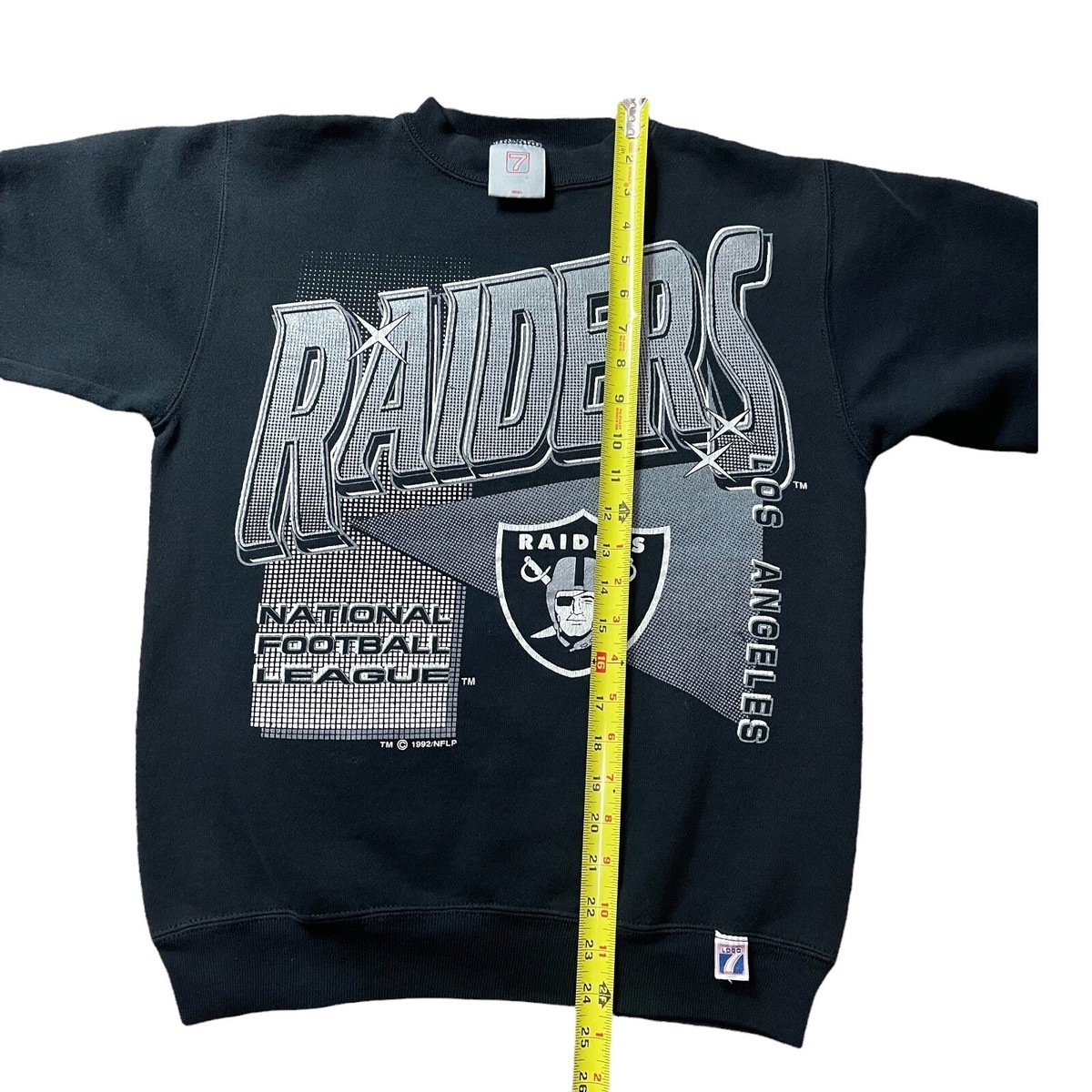 Vintage 90s Los Angeles Raiders Logo 7 Sweatshirt 1992 Size Vintage 90s Los Angeles Raiders Logo 7 Sweatshirt 1992 Size