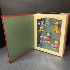 Disney Mickey Friends Storybook Christmas Ornaments Set of 5