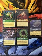 Disney Lorcana - Beast Wolfsbane 70 Non-Foil  4 Foil Beast Cards Pack Fresh 