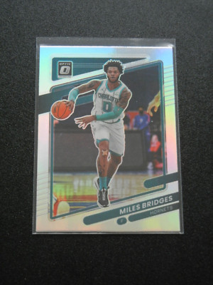 2021-22 Donruss Optic Silver #107 Miles Bridges - Charlotte Hornets Prizm