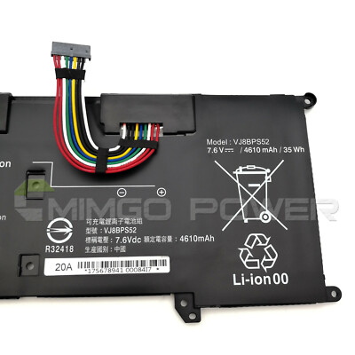 Genuine VJ8BPS52 Battery for Sony VAIO S11 S13 SX14 VJS132C0711B