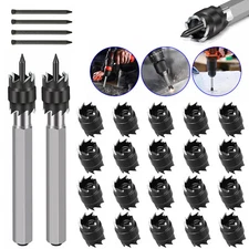 26PC 3/8" Double-Sided Spot Weld Cutter Drill Bit for Power Drill Spot Welding