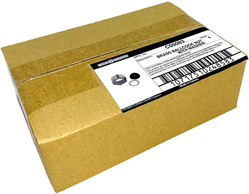 6pk Jones Stephens Toilet 3/8" or 1/2" Brass Ballcock Coupling Slip Nut Washer - Picture 2 of 7