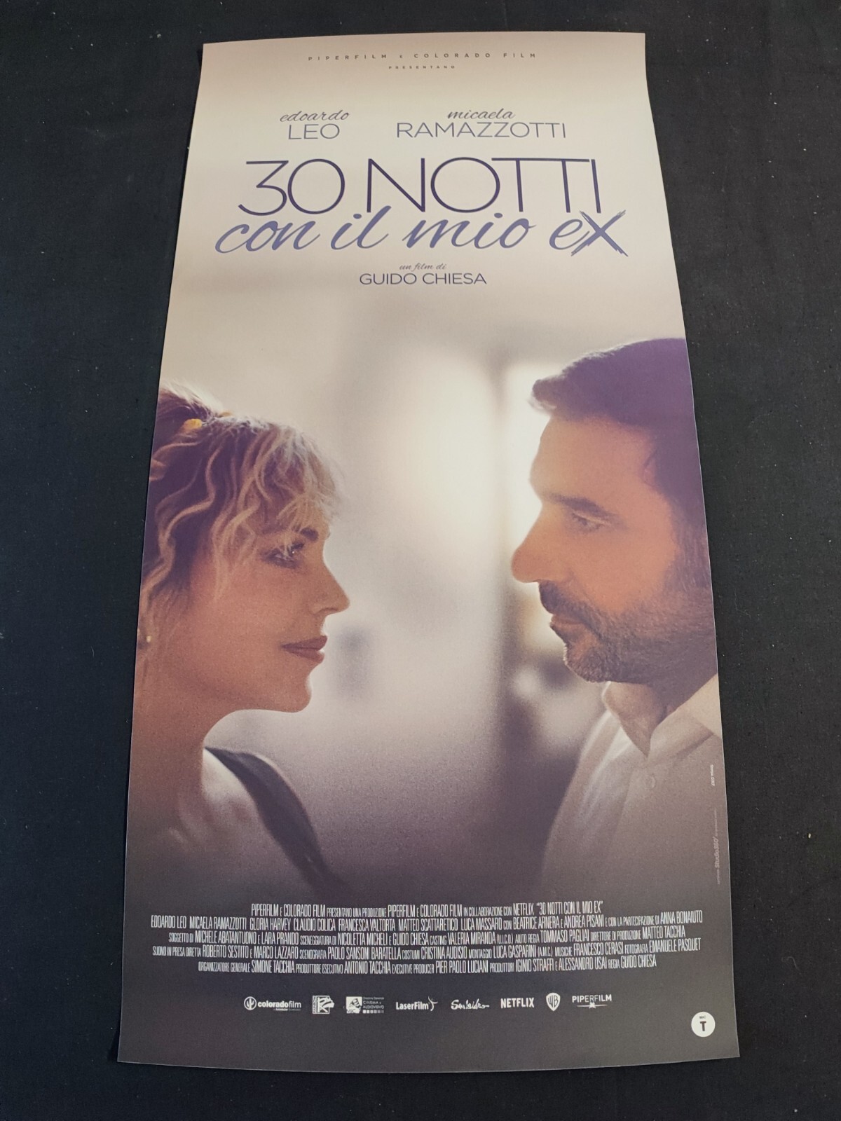 Locandina originale film 30 notti con il mio ex (2025) - Regia di Guido Chiesa