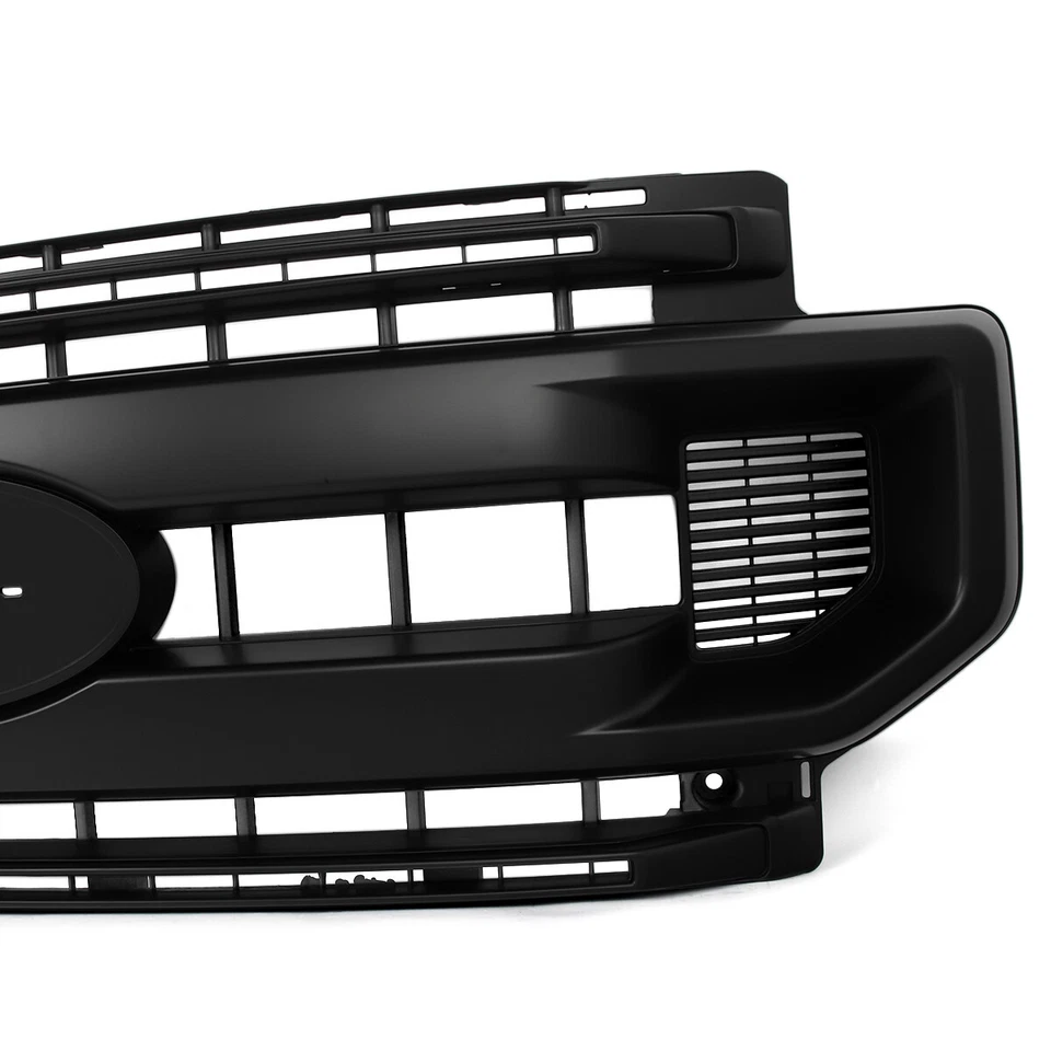 For Ford F250 F350 F450 2020-2022 Grille Grill Black XL Super Duty LC3Z8200AB - Image 2 of 4