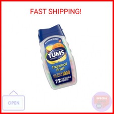 Tums Ultra 1000 Maximum Strength Tropical Fruit - 72 Chewable Tablets