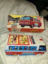 Vintage BOX PACK FRICTION TOURIST COACH TOURING CAR MADE IN CHINA 1970