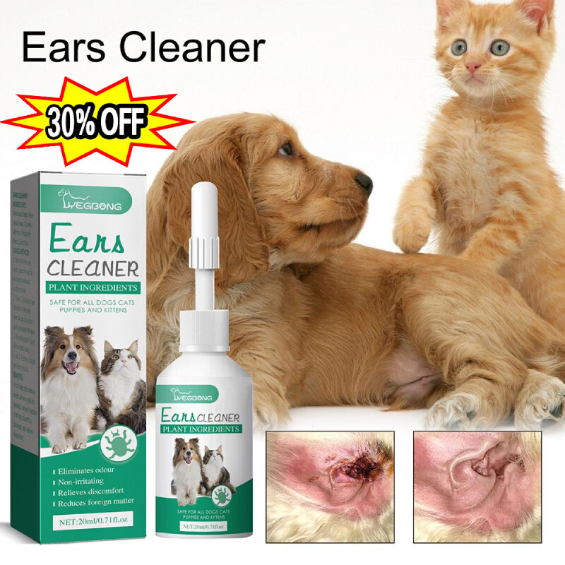 20ml Universal Ear Cleaning for Cats Effective Quick Dog Ear Cleaner
