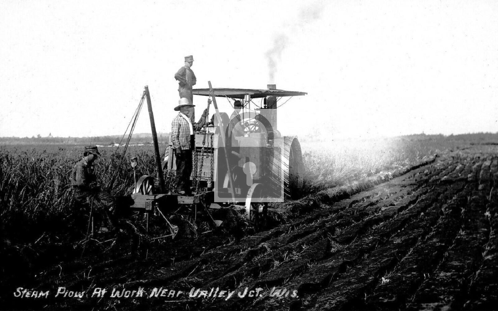 Steam Plow Farming Tractor Valley Junction Wisconsin WI 8x10 PRINT eBay
