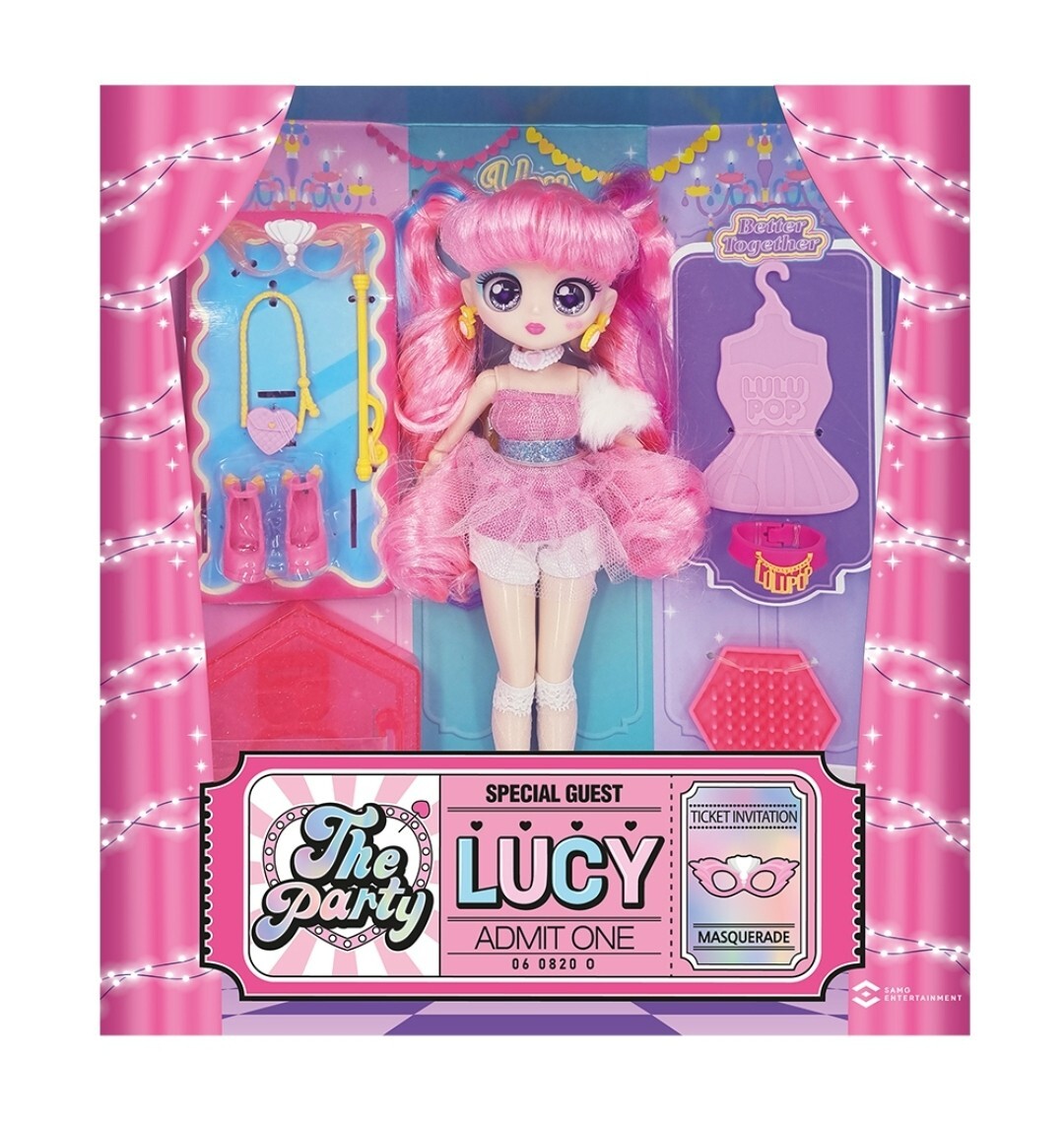 LULU POP The Party LUCY Fashion Doll Korean Idol Group K POP DOLL