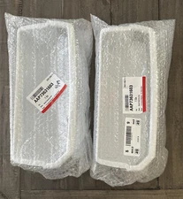 Set of 2, LG AAP73631603 Refrigerator Door Shelf Bin, White