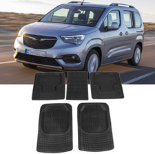 5tlg XPE Fußmatten Set Matten Autofussmatten Automatten Schwarz für Opel Antara