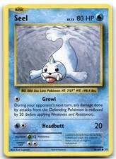 seel pokemon card price 2002 Legendary Collection #92 Reverse Holo Guide Skyridge Type Pokmon Card 1st Edition Seel