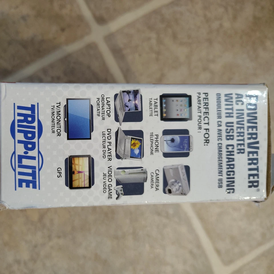 Tripp Lite PowerVerter 2 USB Charging Ports Ultra-Compact Car Inverter 200 W - Image 2 of 4