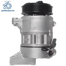 Fits Chevy Traverse 2013-2022 GMC Acadia Buick A/C Compressor w/ 6-Groove Pulley