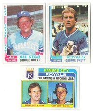 1982 TOPPS - KANSAS CITY ROYALS Team Set