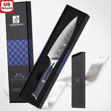 5.5" Damascus Utility Knife Super High-end Portable Wide Applicability Flexible