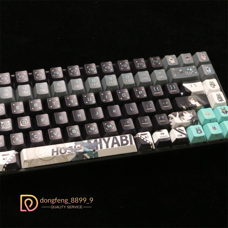 Zenless Zone Zero Hoshimi Miyabi PBT Keycap 120 Keys For Cherry MX