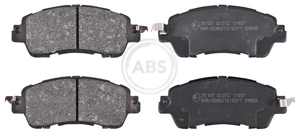 A.B.S.-OE 35107-OE Brake Pad Set, disc brake for MAZDA