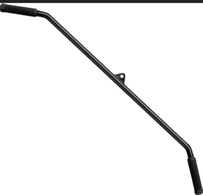LAT Pulldown Bar Attachment for Cable Machine Rubber Handle Muscle Building