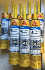 Sika Sikaflex 1a Construction Sealant White Color 10.1 oz Set of 8 91017