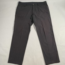 Lululemon ABC Pant Mens 38x31 Classic-Fit 5 Pocket Warpstreme Melanite LM5426S