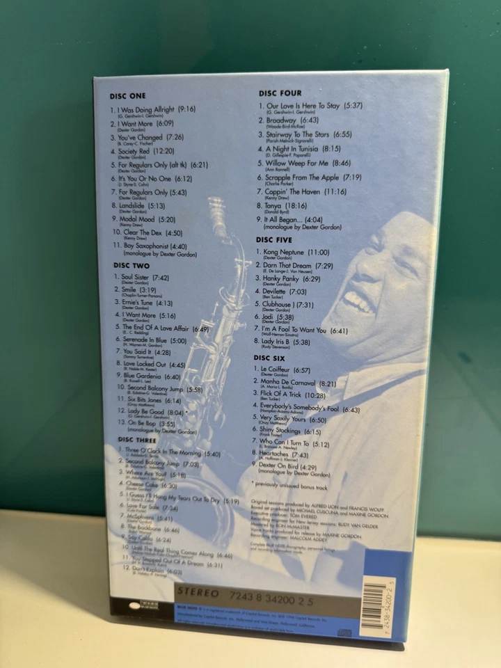 Complete Blue Note Sixties Sessions von Dexter Gordon | CD | Zustand gut - Bild 2 von 3