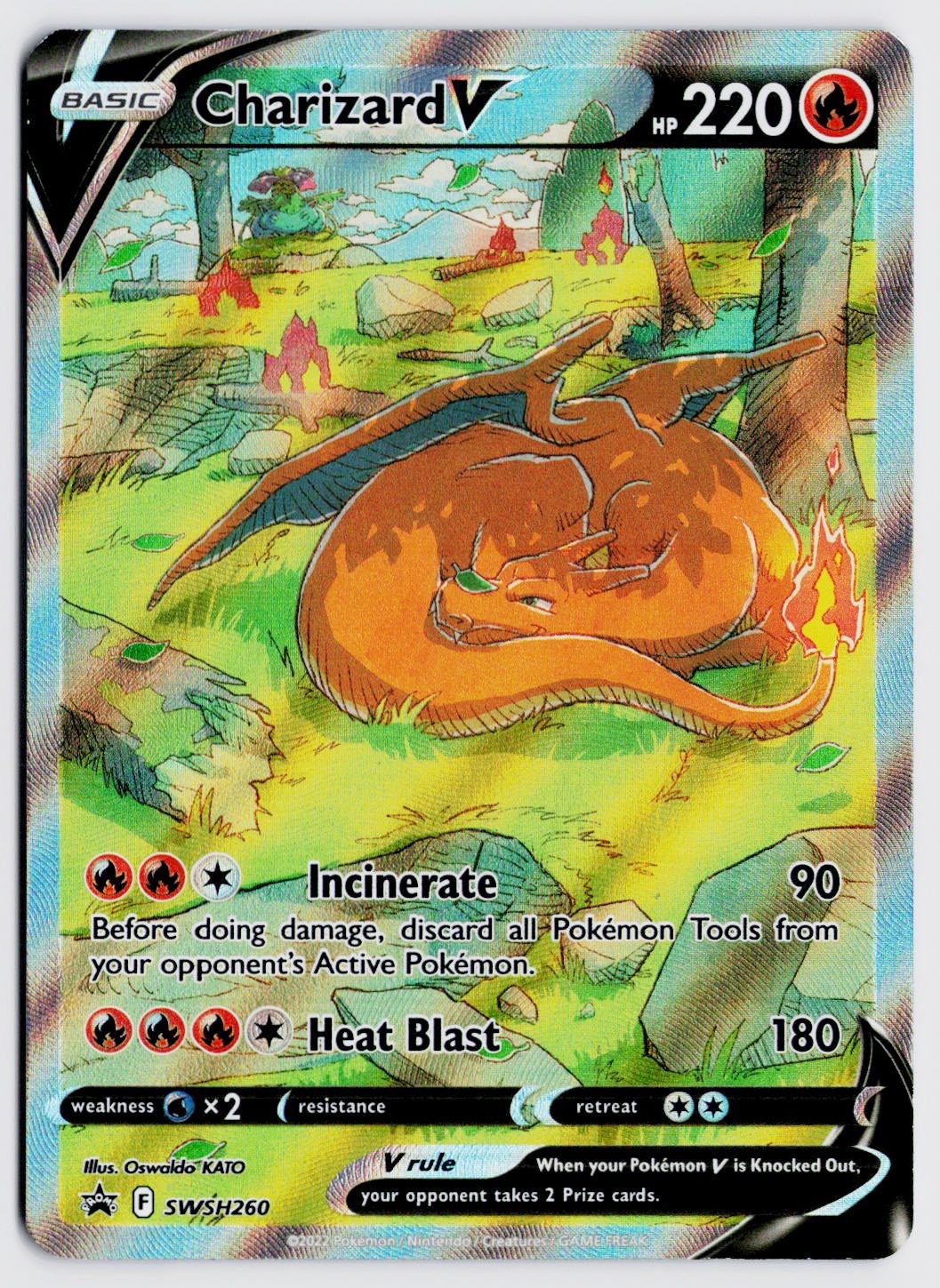 Charizard V SWSH260 Promo - SWSH: Sword & Shield Promo Cards EN LP