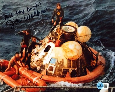 John Wolfram Apollo 11 ''All The Best!'' Authentic Signed 8x10 Photo BAS #BR53109