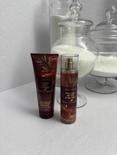 BATH  BODY WORKS CHAMPAGNE APPLE  HONEY FRAGRANCE MIST BODY CREAM SET