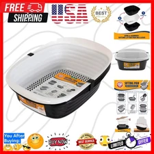 Arm & Hammer Large Sifting Litter Box Scoop Free Cat Litter Tray with Microban,