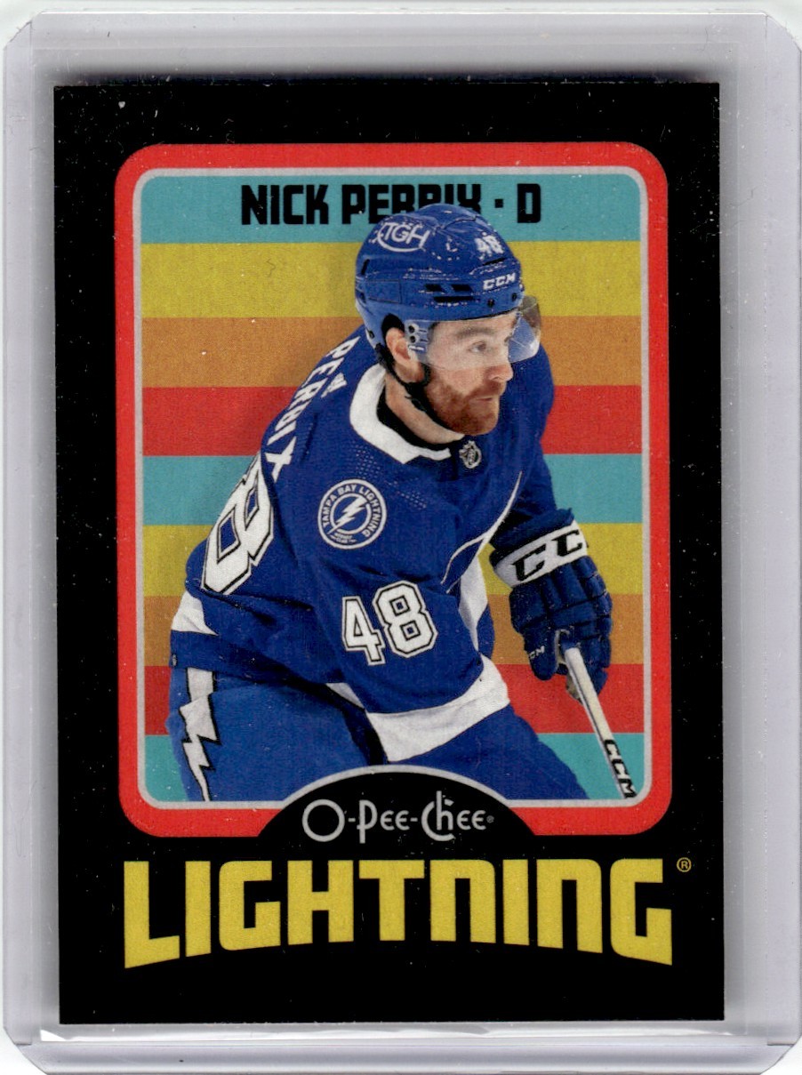 Nick Perbix #234 100/100 2024-25 O-Pee-Chee Retro Black Border Tampa Bay