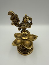 Brass Peacock Diya Oil Lamp