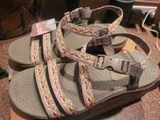Ladies Skechers Outdoor Lifestyle Reggae Dream Weaver Sandals Size 8 