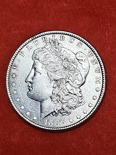 1886 Morgan Silver Dollar AU  #29