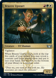 Brazen Upstart 169/486 Foil Uncommon Streets of New Capenna