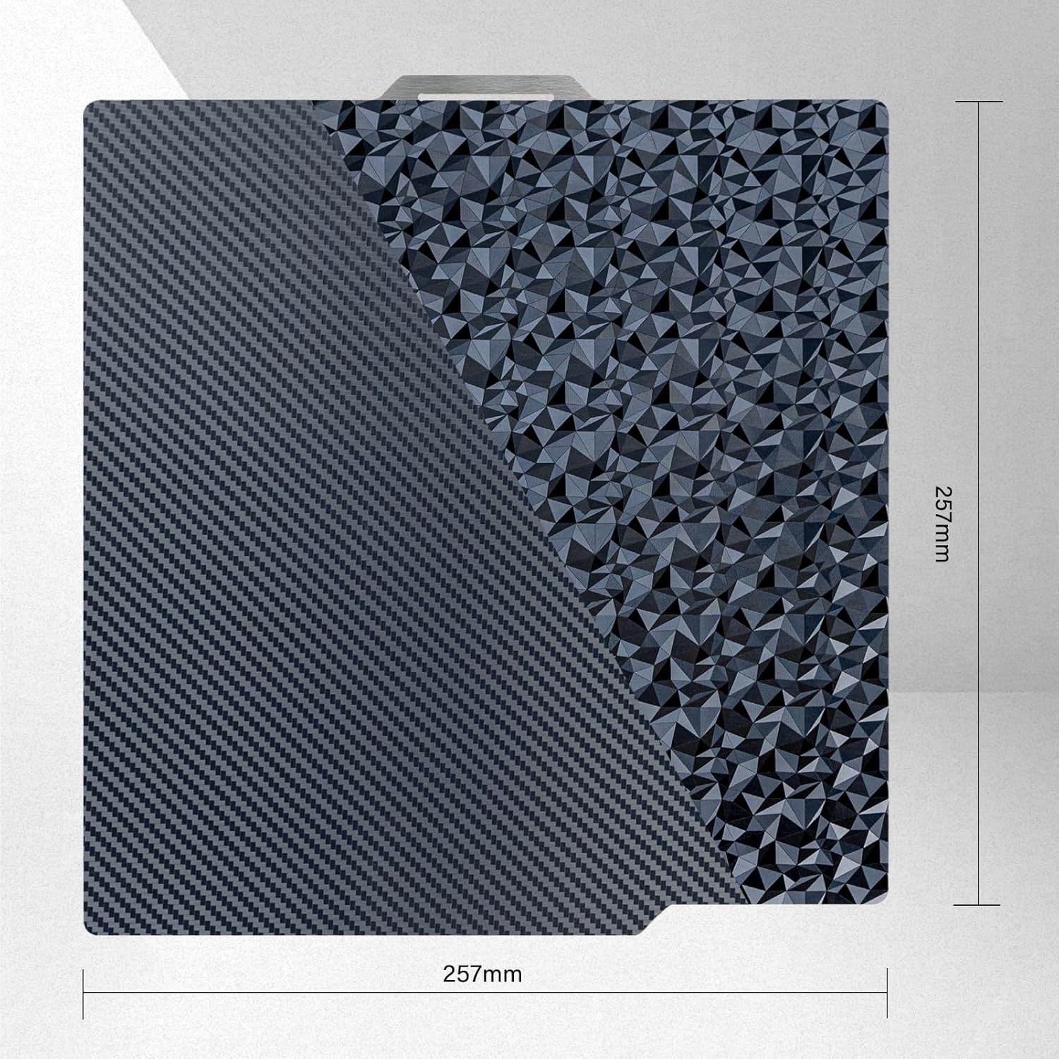 3D Drucker Bauplatte PEI 257mm Kleber Druckbett Kompatibel - Bild 3