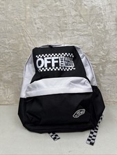 Vans Good Sport Real Off The Wall White/Black Backpack NWT VNOA3T7BS3X -3 Pocket