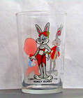 Rare French 1984 Honey Bunny Bugs Porky Pig  Looney Tunes Mustard Juice Glass — photo 2